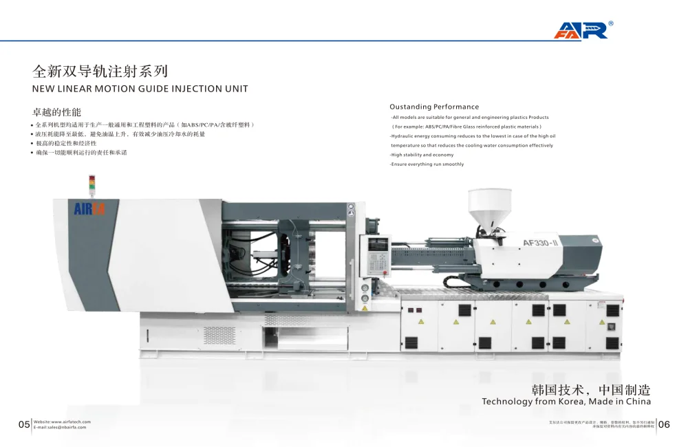 AIRFA AF Series — PET Injection Application
